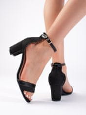 Amiatex Dámske sandále 109097 + Nadkolienky Gatta Calzino Strech, čierne, 41
