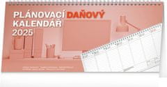 NOTIQUE Stolový kalendár Plánovací daňový 2025, 33 x 14,5 cm