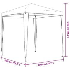 Vidaxl Párty stan 2x2 m, biely