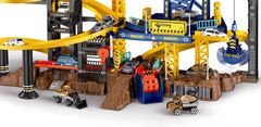 iMex Toys interaktívna garáž so žeriavom 2v1 Construction set 663-802