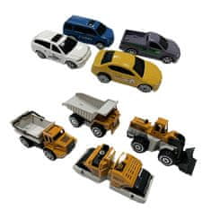 iMex Toys interaktívna garáž so žeriavom 2v1 Construction set 663-802