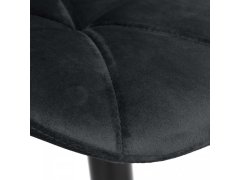 Wellhox Gordon Black black Velvet bar hocker