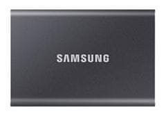 SAMSUNG externý SSD 1TB T7 USB 3.2 Gen2 (prenosová rýchlosť až 1050MB/s) sivá