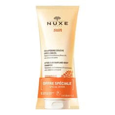 Nuxe Súprava šampónov po opaľovaní na telo a vlasy Sun (After-Sun Hair & Body Shampoo Duo) 2 x 200 ml