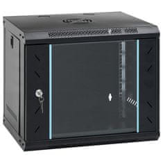 Vidaxl 6U Nástenná serverová skriňa 19" IP20 53x40x45 cm