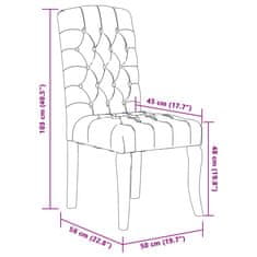 Vidaxl Jedálenské stoličky 4 ks béžové látka s ľanovým vzhľadom