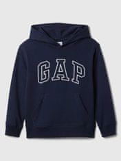 Gap Detská mikina s logom a fleece XXL