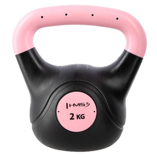 HMS plastový kettlebell KPC02, 2 kg