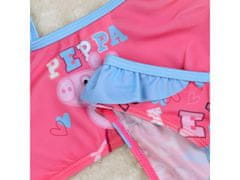 sarcia.eu Prasiatko Peppa Dvojdielne ružové plavky, dievčenský plavecký kostým 4-5 lat 104-110 cm