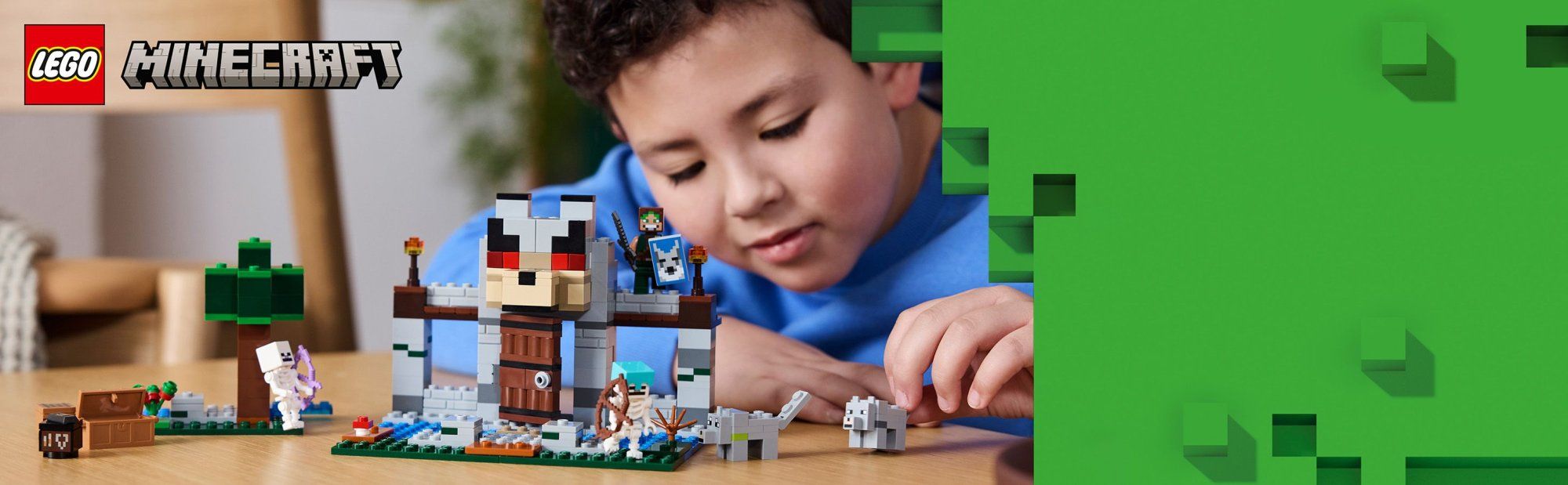 LEGO Minecraft 21261 Vlčia pevnosť