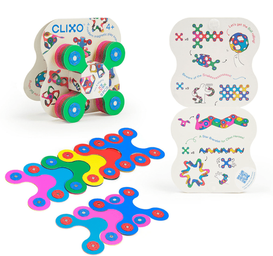 CLIXO CLIXO Tiny & Mighty - magnetická stavebnica 9 kusov