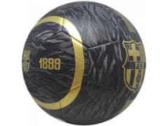 Futbalová lopta FC Barcelona veľkosť 5, čierna a zlatá D-420