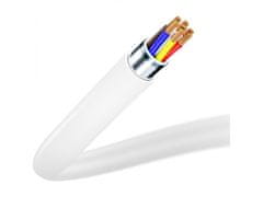 3MK 3mk Hyper Cable White Kábel USB-C to C 100W 5A 1,2m 