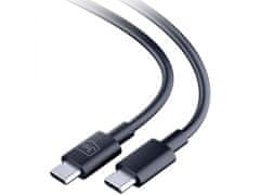 3MK 3mk Hyper Cable Black Kábel USB-C to C 100W 5A 1,2m 