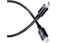 3MK 3mk Hyper Cable Black Kábel USB-C na Lightning 20W 5A 1,2m 