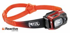 Petzl E095BB01 SWIFT RL LAMP ORANGE dobíjateľná čelovka, oranžová