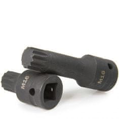 MAR-POL Hlavice rázové zástrčné 1/2" XZN M14, M16, M18, sada 6ks M66416