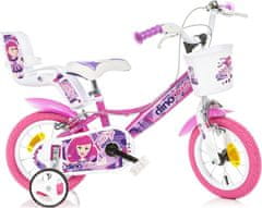 Dino bikes Dětské kolo 12" 124RSN-09FY Fairy - růžový