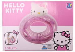 BazenyShop Detský nafukovací kruh s trblietkami Hello Kitty