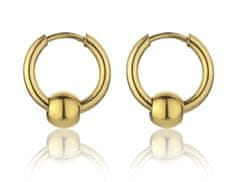 Marc Malone Pozlátené kruhové náušnice Everly Gold Earrings MCE23023G