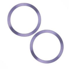 CPA Kovové kroužky světle fialové HAPPY-RINGLPU (balení po 2 ks)