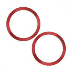 CPA Kovové kroužky červené HAPPY-RINGRE (balení po 2 ks)