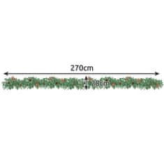 Ruhhy Girlanda na vianočný stromček 2,7 m HQ so svetielkami Ruhhy 22325 