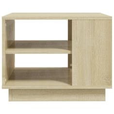 Vidaxl Konferenčný stolík, dub sonoma 55x55x43 cm, kompozitné drevo