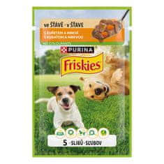 Friskies ADULT 26 x 85 g kuře a mrkev ve šťávě