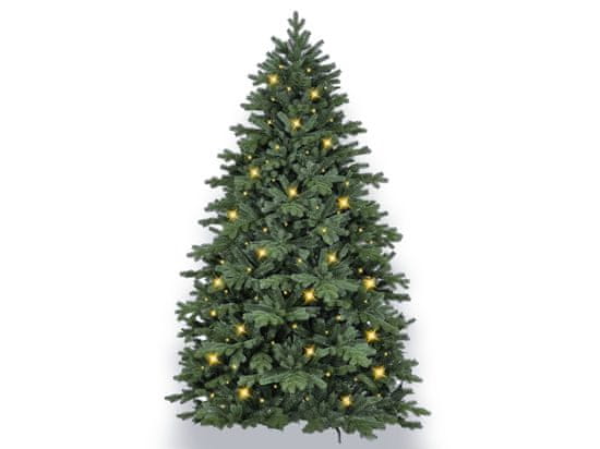 LAALU Vianočný stromček umelý zelený DELUXE jedľa Bernard 360 cm s inteligentným LED osvetlením