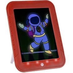 Kruzzel Magic board detský tablet Magic Drawing Pad LED perá na kreslenie 16950 