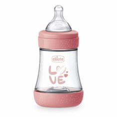 Chicco Chicco Perfect Baby Bottle 0M+ Silicone Pink 150ml 