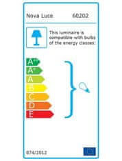 Nova Luce NOVA LUCE stojaca lampa ALMA prírodné drevo biele tienidlo čierny kábel E27 1x12W bez žiarovky 60202