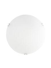 Nova Luce NOVA LUCE stropné svietidlo ANCO matné biele sklo chrómovaný kov E27 1x12 W 600401