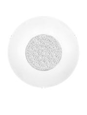 Nova Luce NOVA LUCE stropné svietidlo ERA biele sklo a krištáľ chrómovaný kov E27 4x12W 6311801