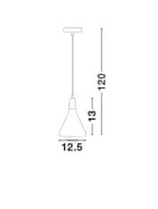 Nova Luce NOVA LUCE závesné svietidlo VENANZIO medený kov a prírodné drevo E14 1x5W IP20 bez žiarovky 7605175