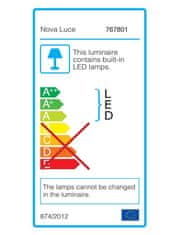 Nova Luce NOVA LUCE vonkajšie svietidlo s bodcom INSIDE tmavo šedý hliník a sklo GU10 1x7W 220-240V IP54 bez žiarovky 767801