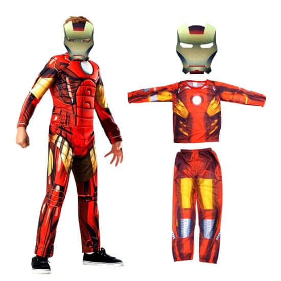Aga4Kids Detský kostým Iron Man S 110-120 cm