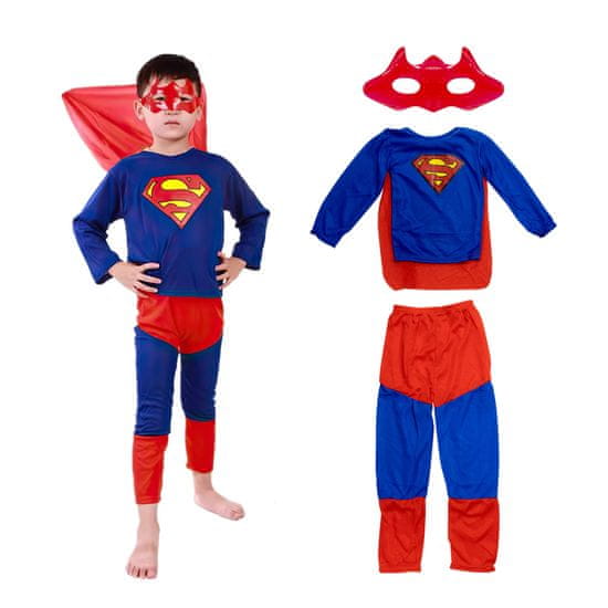 Aga4Kids Detský kostým Superman S 110-120 cm