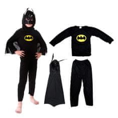 Aga4Kids Detský kostým Batman M 120-130 cm