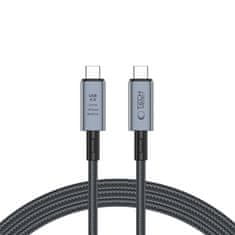 Tech-protect Ultraboost Max kábel USB 4.0 8K / USB-C 240W 2m, šedý