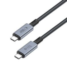 Tech-protect Ultraboost Max kábel USB 4.0 8K / USB-C 240W 1m, šedý
