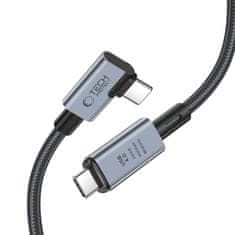 Tech-protect Ultraboost Max L kábel USB 4.0 8K / USB-C 240W 1.5m, šedý