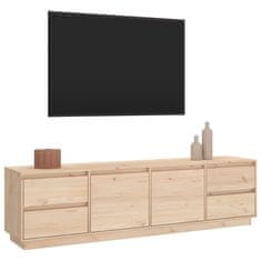 Vidaxl TV skrinka 176x37x47,5 cm masívna borovica