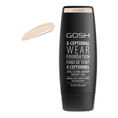 Gosh Gosh X-Ceptional Wear Foundation Long Lasting Makeup 14 Sand 35ml 