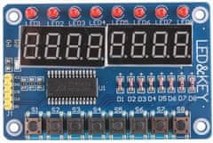 HADEX Ovládací panel TM1638 pre Arduino