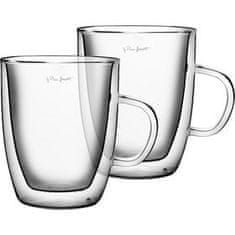 Lamart LT9008 Set sklenených hrnčekov na čaj 2 ks VASO