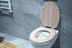 WC sedadlo so spomaľovacím mechanizmom AWD Interior MDF Natur 1702