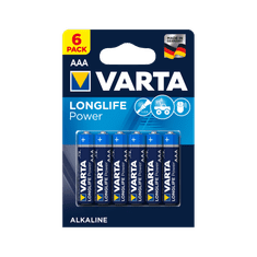 shumee VARTA LR03 LONGLIFE alkalická batéria 6ks/bl.