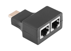 shumee HDMI/2xRJ45 predlžovací predlžovací kábel 30m